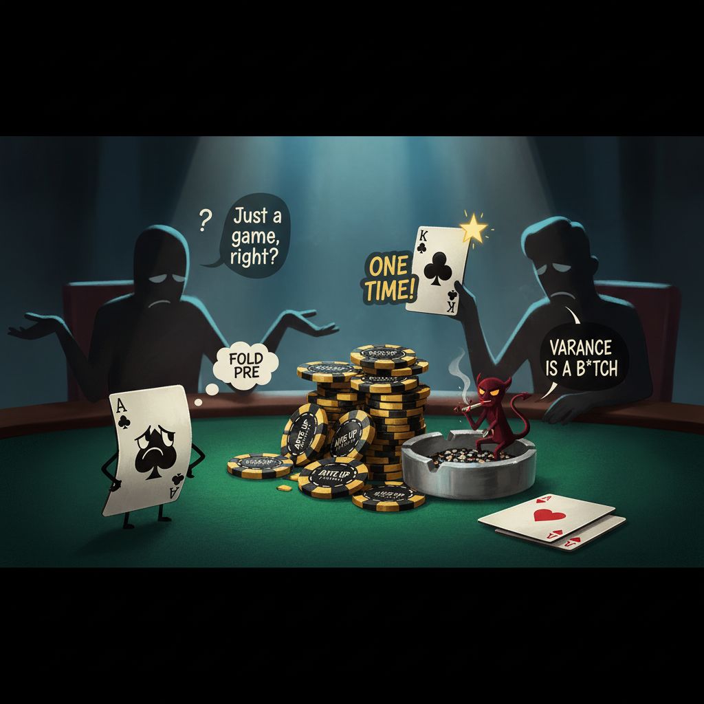 Iconic Poker Phrases & Self-Deprecating Humor